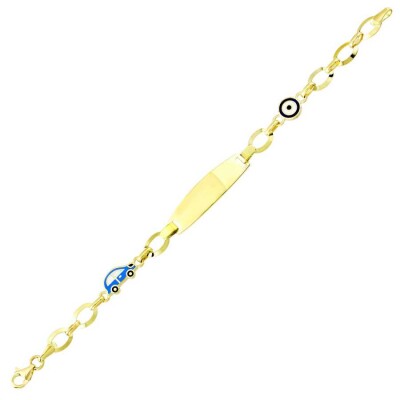 Altın Arabalı Çocuk Künye - 1