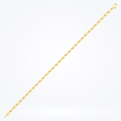 Altın Arpa Zincir Erkek Bileklik - 1