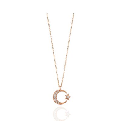 Altın Ay Yıldız Kolye - 2