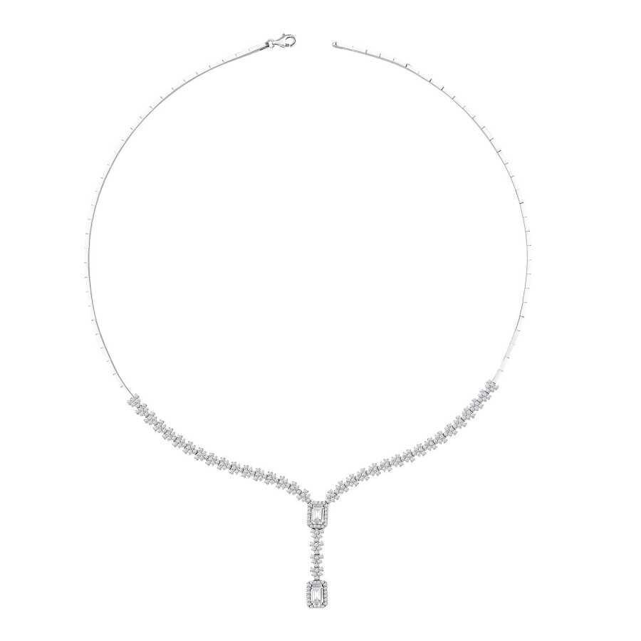 Altın Baget Gerdanlık - Baroni Diamond