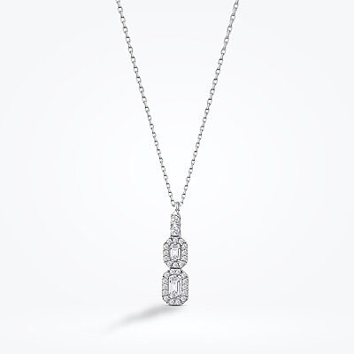 Altın Baget Kolye - Baroni Diamond (1)