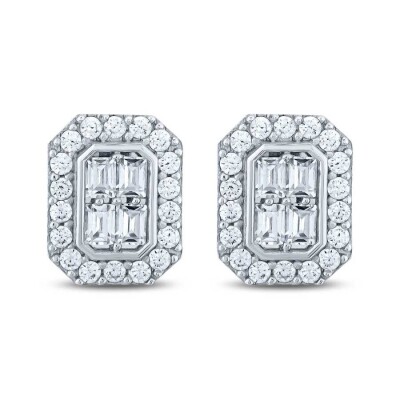 Altın Baget Küpe - Baroni Diamond (1)