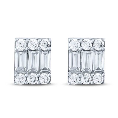 Altın Baget Küpe - Baroni Diamond (1)