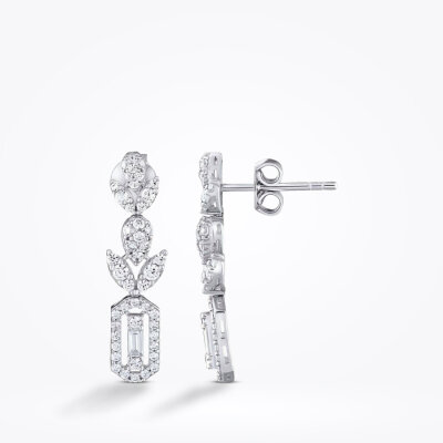 Altın Baget Küpe - 1