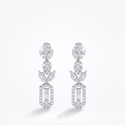 Altın Baget Küpe - Baroni Diamond (1)