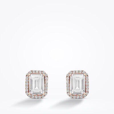 Altın Baget Küpe - Baroni Diamond (1)