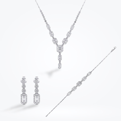 Altın Baget Set - Baroni Diamond (1)