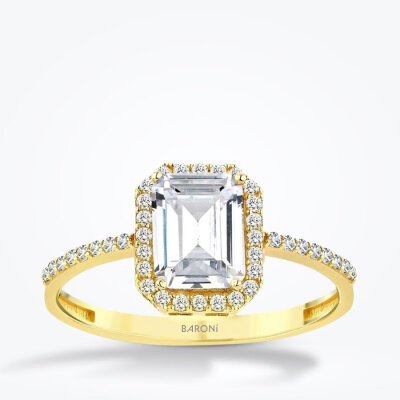 Altın Baget Yüzük 