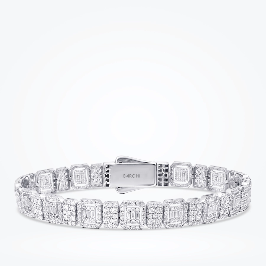 Altın Baget Taşlı Bileklik - 2