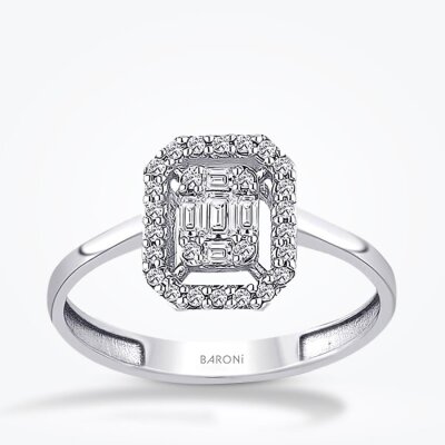 Altın Baget Yüzük 