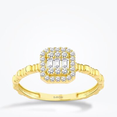 Altın Baget Yüzük - 1