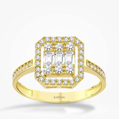 Altın Baget Yüzük - 1