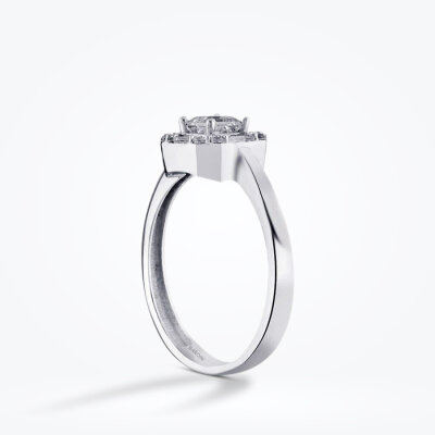 Altın Baget Yüzük - Baroni Diamond (1)