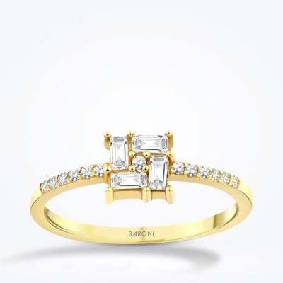 Altın Baget Yüzük - 1