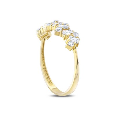 Altın Baget Yüzük - Baroni Diamond (1)
