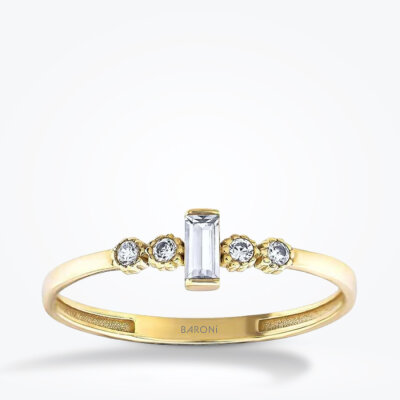 Altın Baget Yüzük - 1