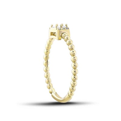 Altın Baget Yüzük - Baroni Diamond (1)