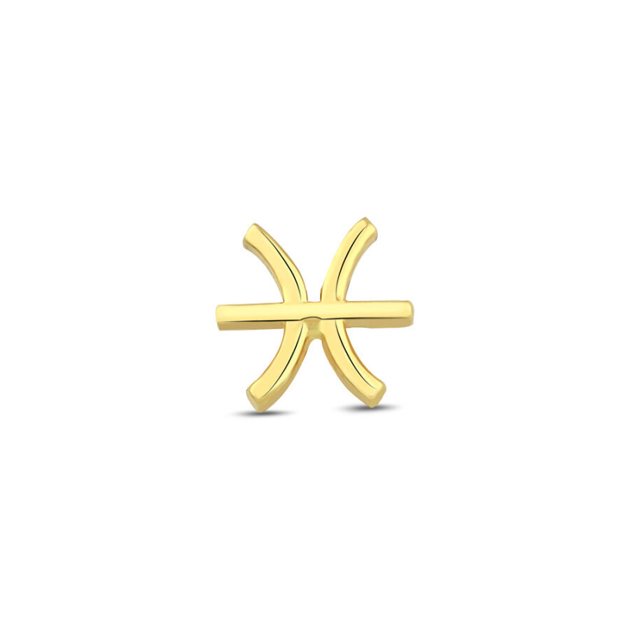 Altın Balık Burç Tragus Küpe - Baroni Diamond