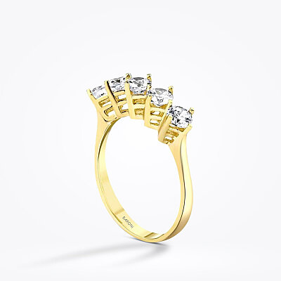 Altın Beştaş Yüzük - Baroni Diamond (1)