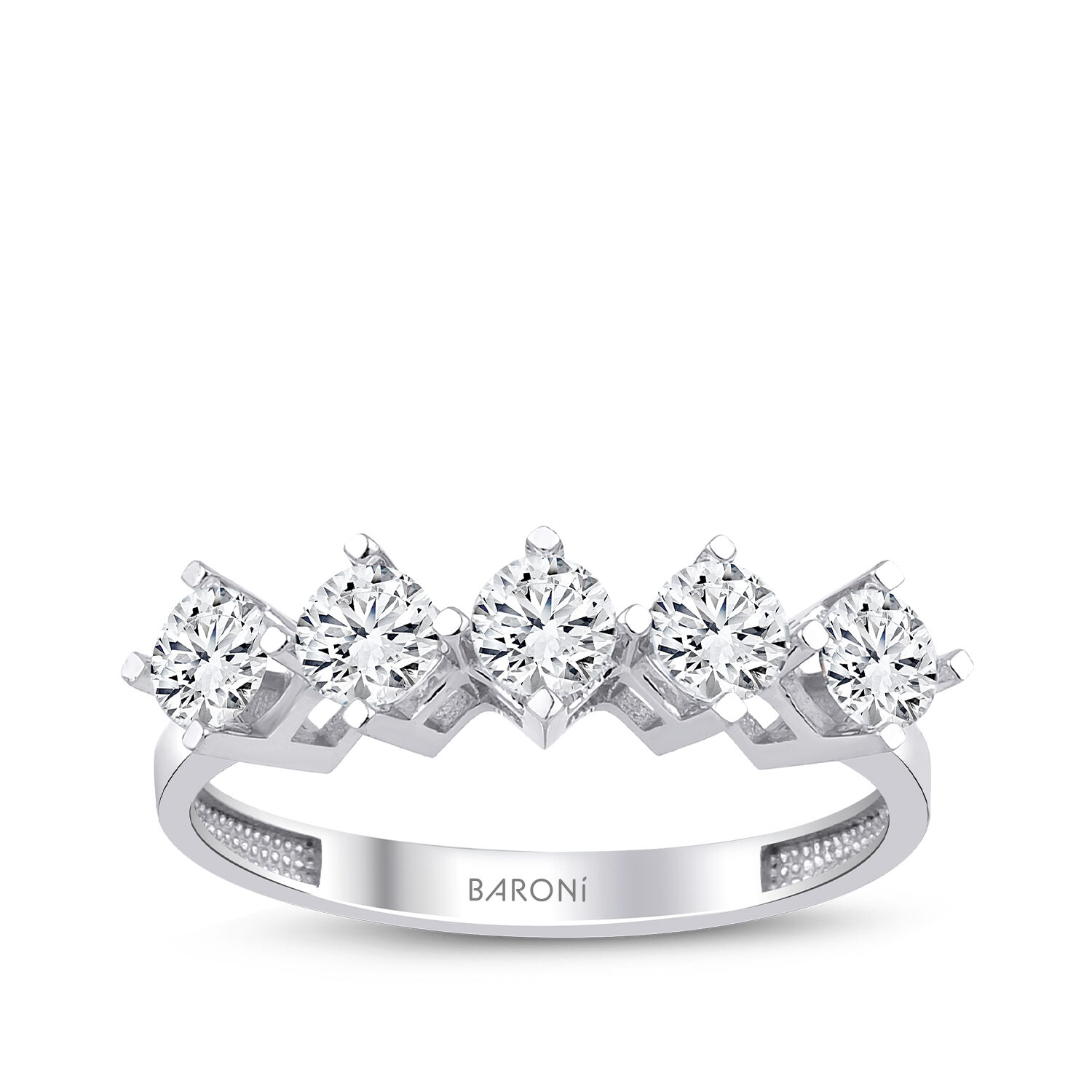 Altın Beştaş Yüzük - Baroni Diamond