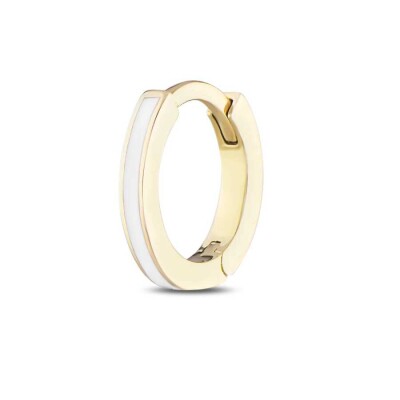 Altın Beyaz Halka Kıkırdak Küpe - Baroni Diamond (1)