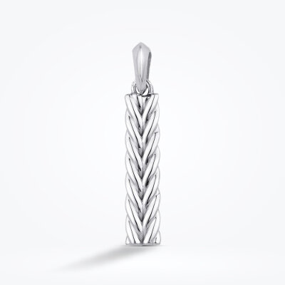 Altın Braid Erkek Kolye Ucu - 1