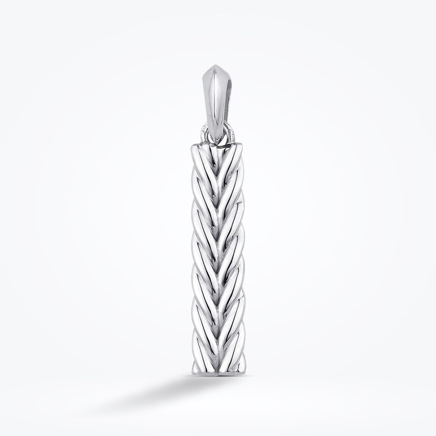 Altın Braid Erkek Kolye Ucu - Baroni Diamond