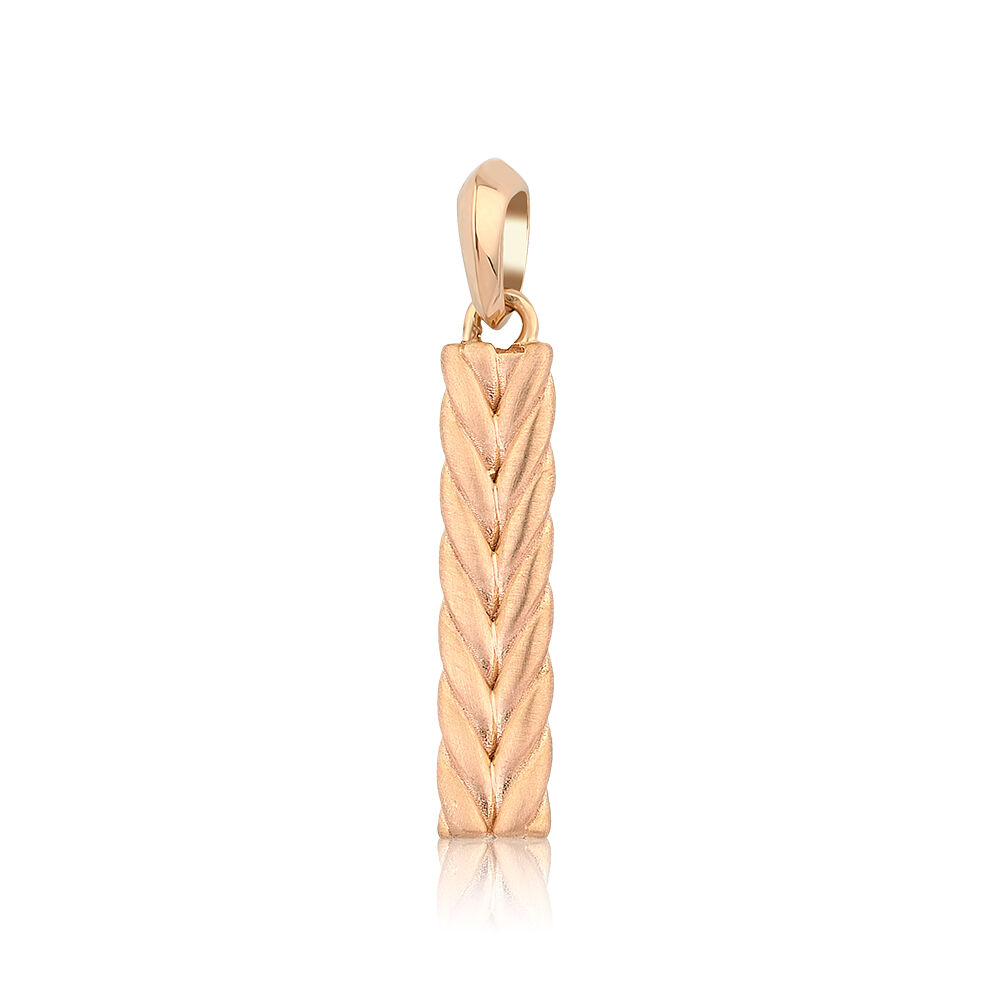 Altın Braid Erkek Kolye Ucu - Baroni Diamond