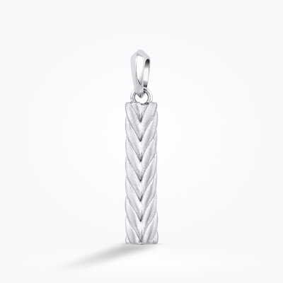 Altın Braid Erkek Kolye Ucu - 1
