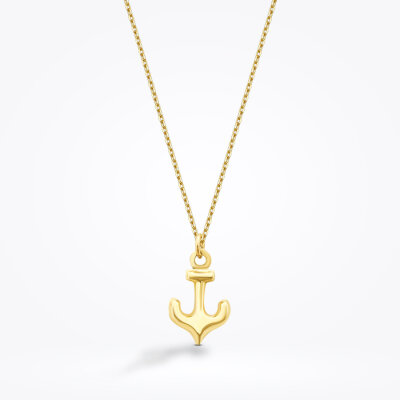 Altın Çapa Trend Kolye - 1