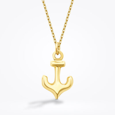 Altın Çapa Trend Kolye - 2