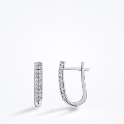 Altın Çift Sıra Taşlı Set - Baroni Diamond (1)