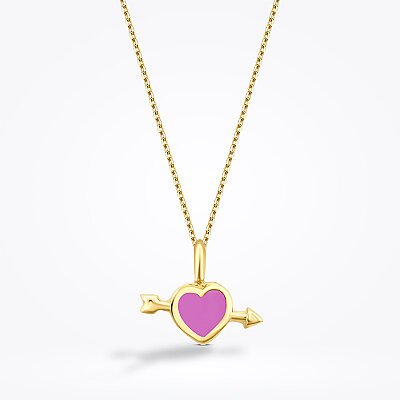 Altın Cupid Kolye - 1