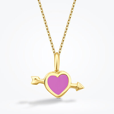 Altın Cupid Kolye - 2