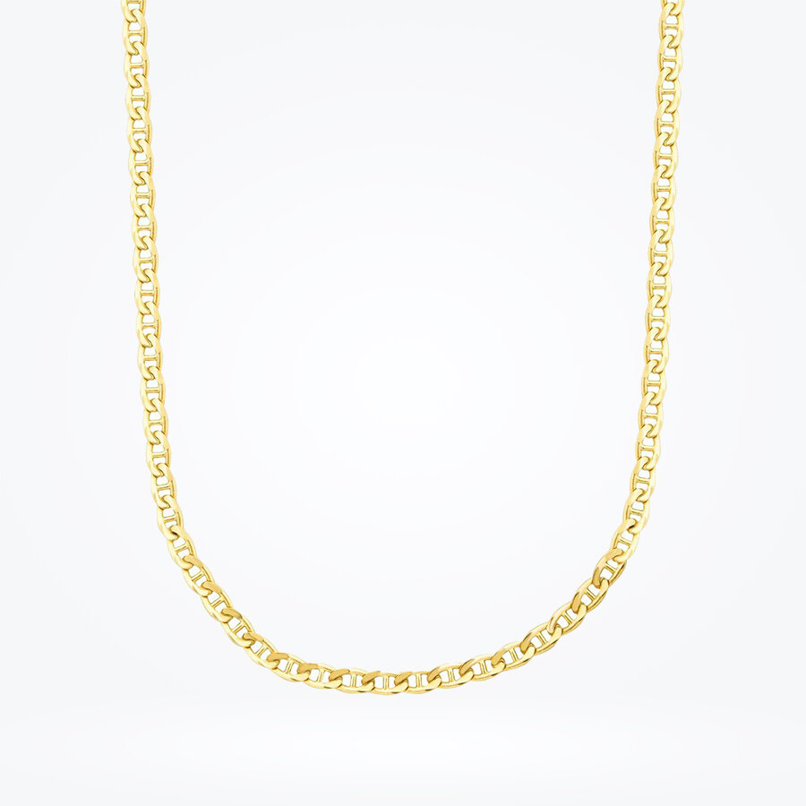 Altın Erkek Mariner Zincir - Baroni Diamond