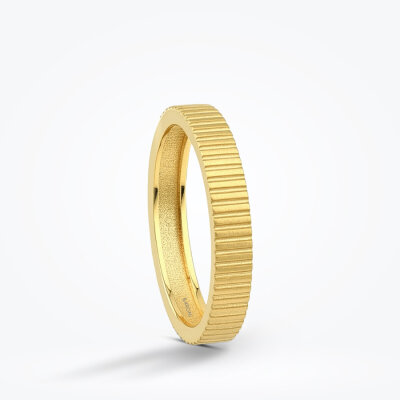 Altın Erkek Trend Yüzük - 2