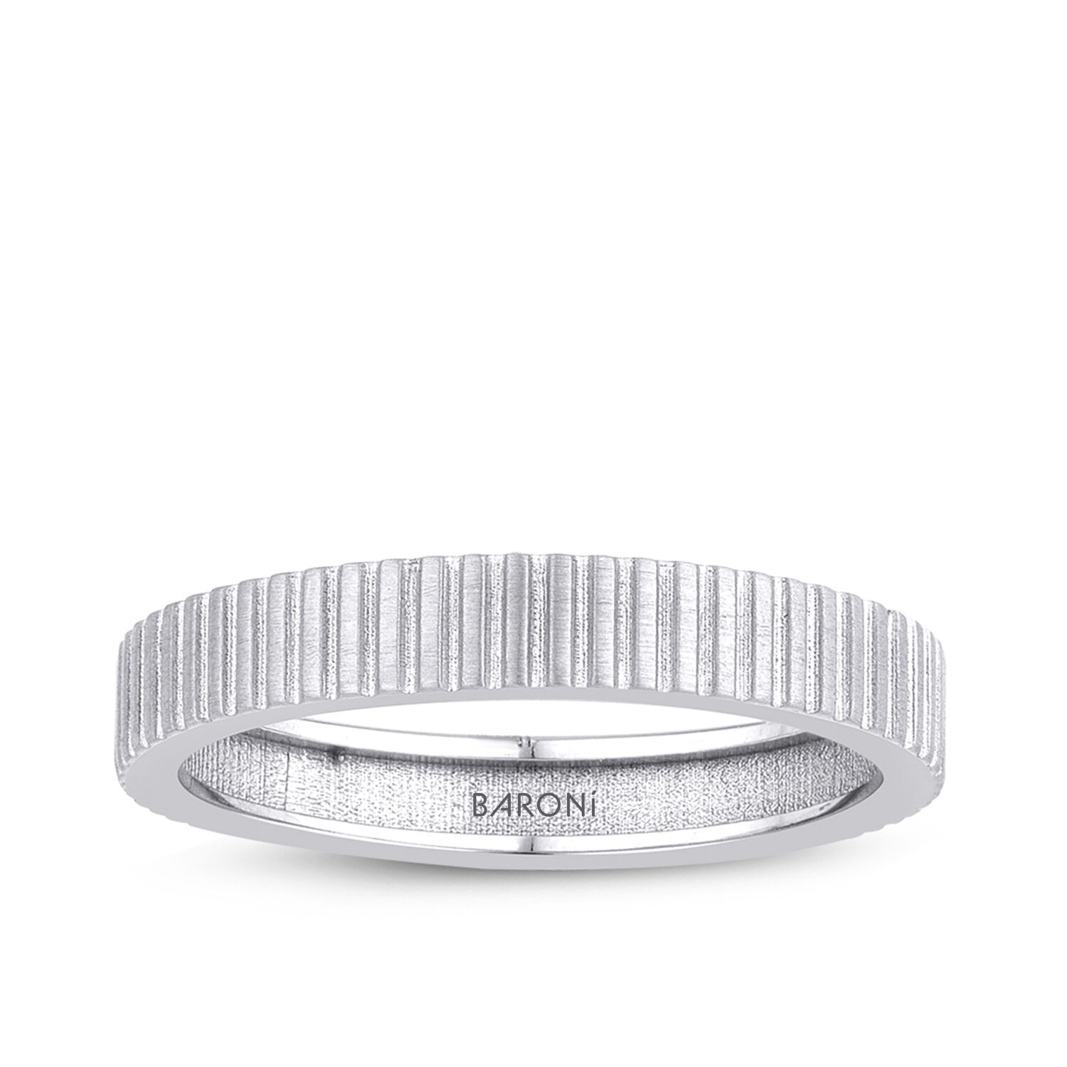 Altın Erkek Trend Yüzük - Baroni Diamond