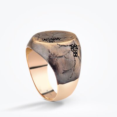 Altın Erkek Yüzük - Baroni Diamond (1)