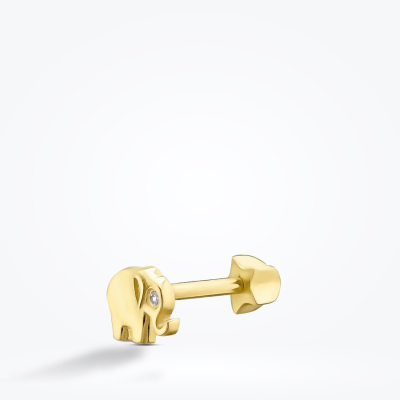 Altın Fil Tragus Küpe - Baroni Diamond (1)