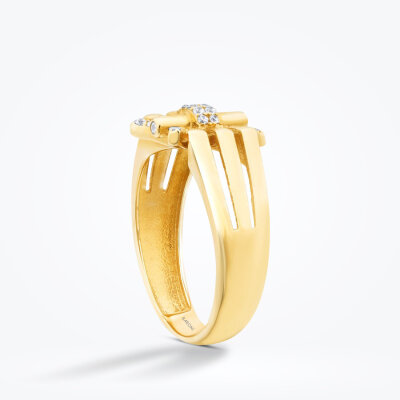 Altın Fiyonk Yüzük - Baroni Diamond (1)