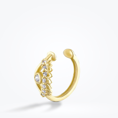 Altın Göz Kıkırdak Küpe - 1