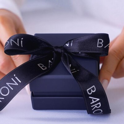 Altın Nazar Boncuklu Göz Küpe - Baroni Diamond (1)