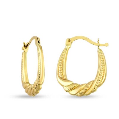 Altın Halka Küpe - 1