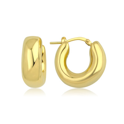 Altın Halka Küpe - 1