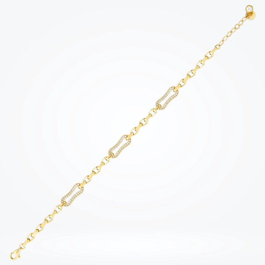 Altın Halka Trend Bileklik - 1