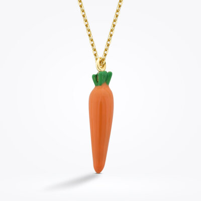 Altın Havuç Trend Kolye - 2