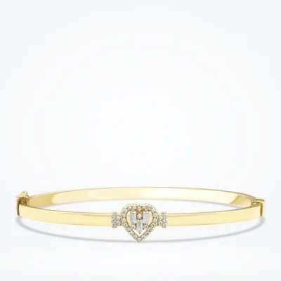 Altın Kalpli Baget Kelepçe - 1