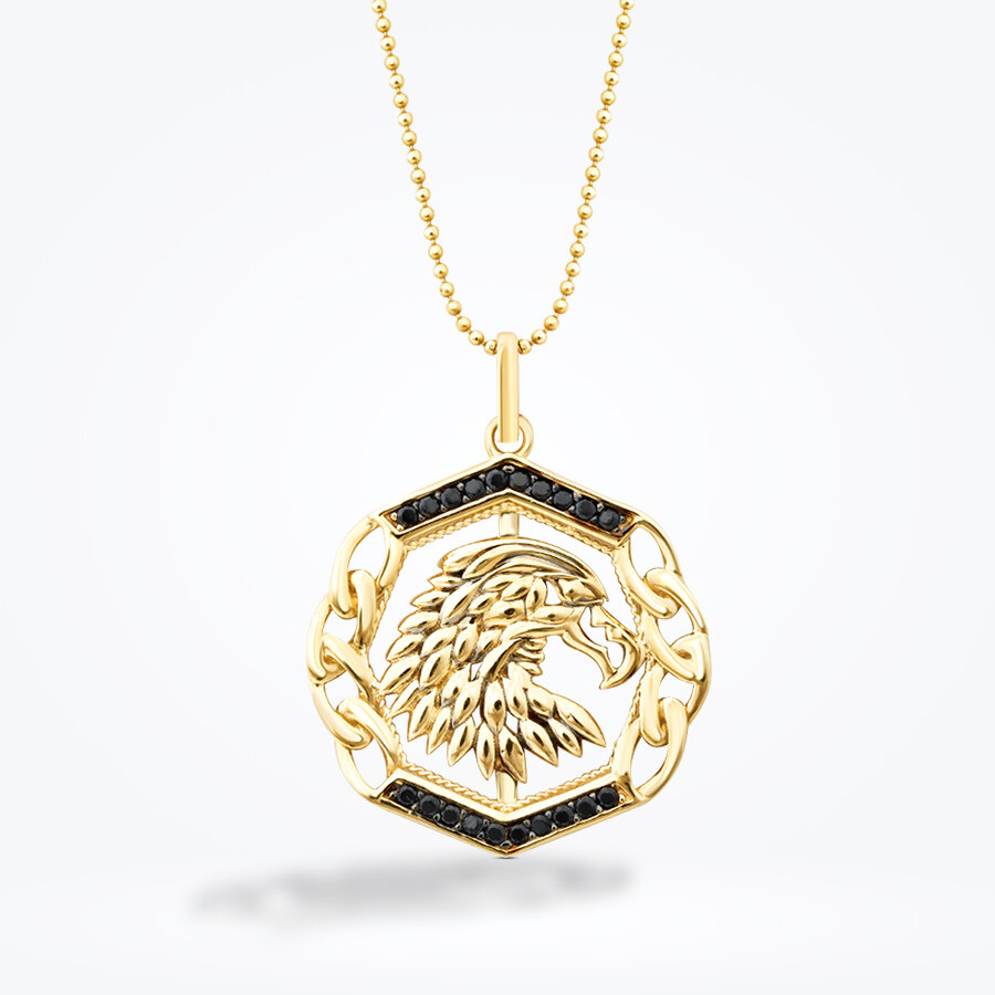 Altın Kartal Erkek Kolye - Baroni Diamond
