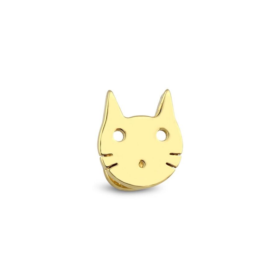 Altın Kedi Tragus Kıkırdak Küpe