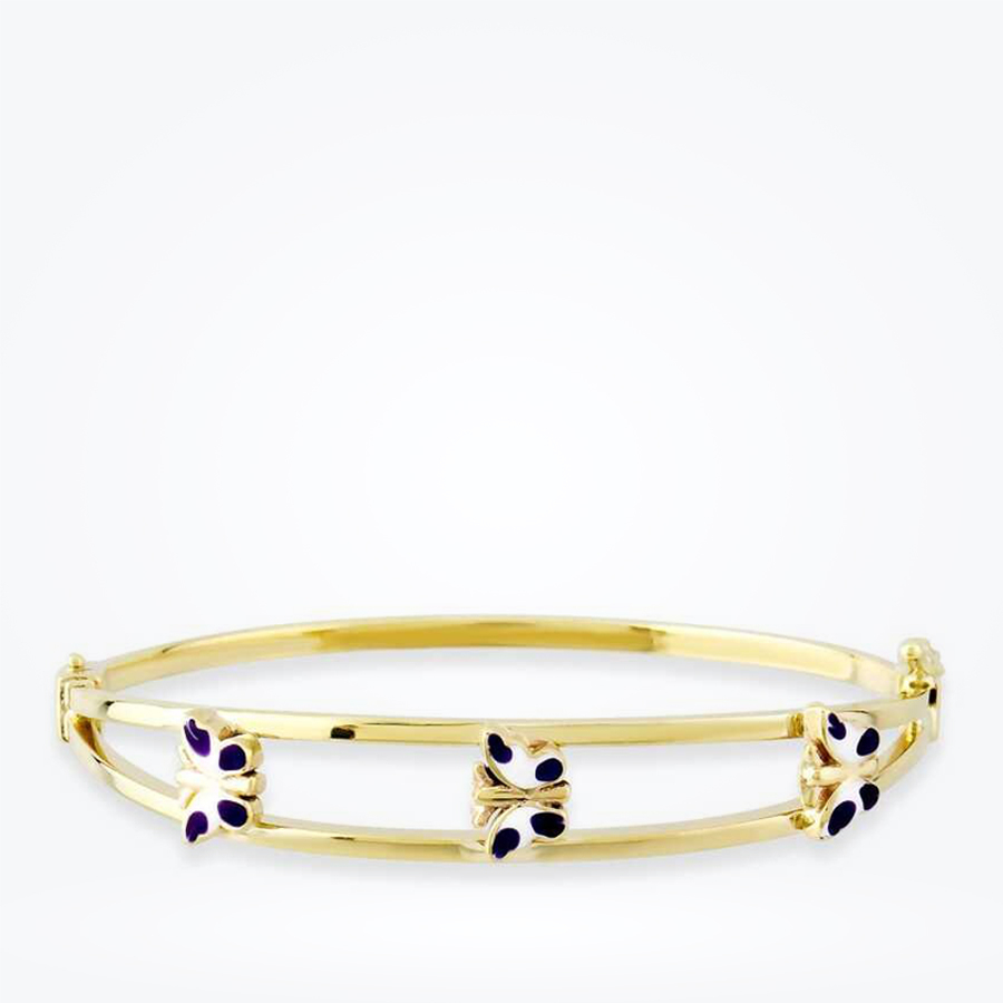 Altın Kelebek Çocuk Bilezik - Baroni Diamond